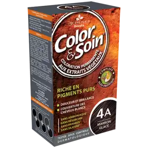 Acheter COLOR&SOIN Kit coloration permanente 4A marron glacé à Fontenay-sous-Bois