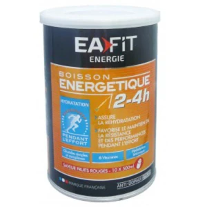 Eafit Energie Pdr Pour Boisson énergétique Fruits Rouges 2-4h Pot/500g