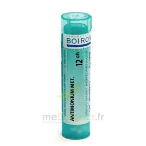 Boiron Antimonium Metallicum 12ch Granules Tube De 4g