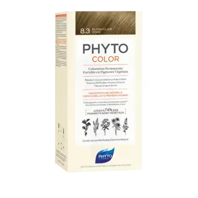 Phytocolor Kit Coloration Permanente 8.3 Blond Clair Doré à Venerque