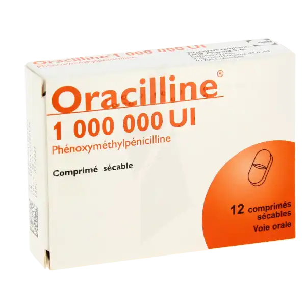 Oracilline 1 000 000 Ui, Comprimé Sécable