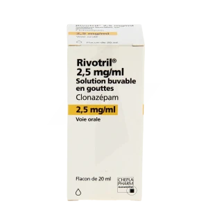 Rivotril 2,5 Mg/ml, Solution Buvable En Goutte