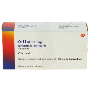 Zeffix 100 Mg, Comprimé Pelliculé