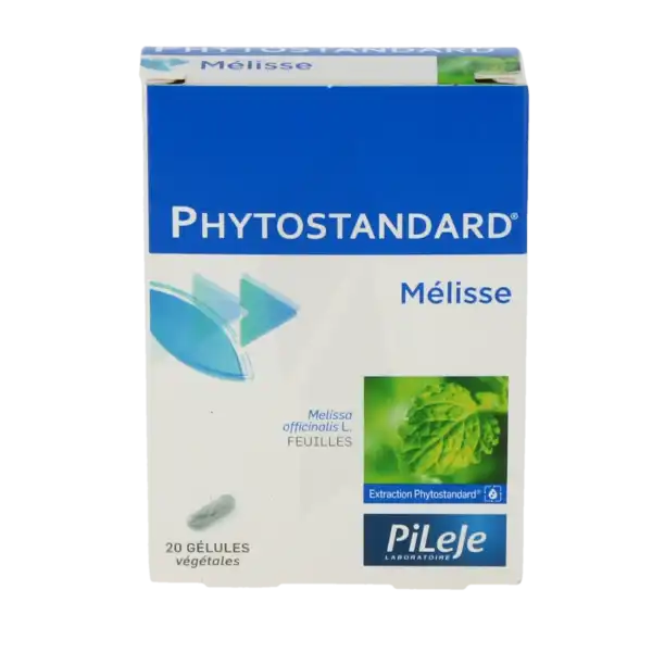 Pileje Phytostandard - Mélisse 20 Gélules Végétales