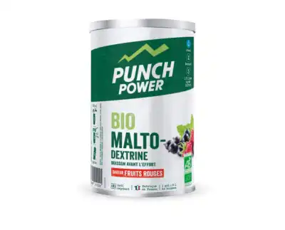 Punch Power Biomaltodextrine Poudre Pour Boisson Fruits Rouges Antioxydant Pot/500g à LA TREMBLADE