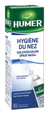 Humer Solution Nasale Stérile Eau De Mer Adulte Enfant Spray/100ml à BIGANOS