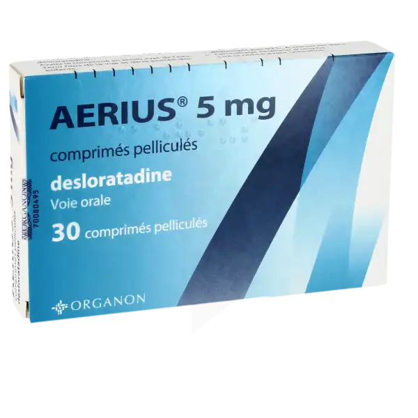 Aerius 5 Mg, Comprimé Pelliculé