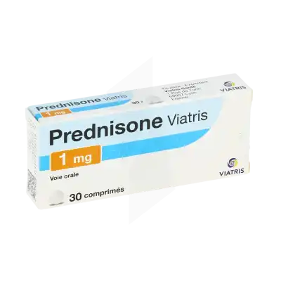 PREDNISONE VIATRIS 1 mg, comprimé