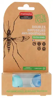 MANOUKA Diffuseur double bleu