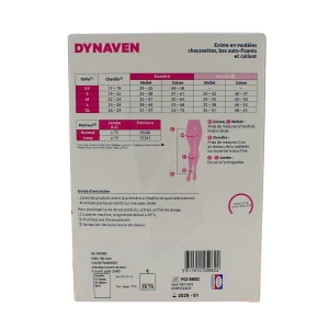 Sigvaris Dynaven Transparent Bas Auto-fixants Classe 2 Femme Noir Long L