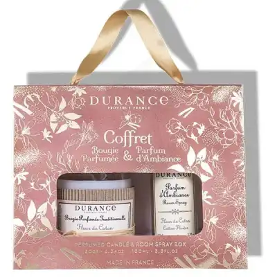 Durance Coffret Bougie + Parfum Fleur de Coton