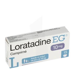 Loratadine Eg 10 Mg, Comprimé