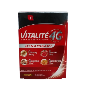 Vitalité 4g Dynamisant Solution Buvable 20 Ampoules/10ml