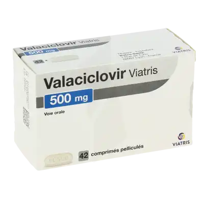 Valaciclovir Viatris 500 Mg, Comprimé Pelliculé à SAINT-PRIEST