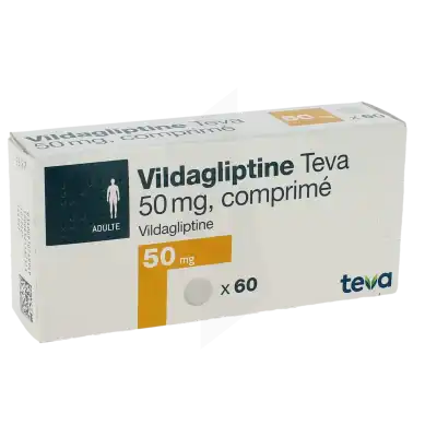 Vildagliptine Teva 50 Mg, Comprimé à Eysines