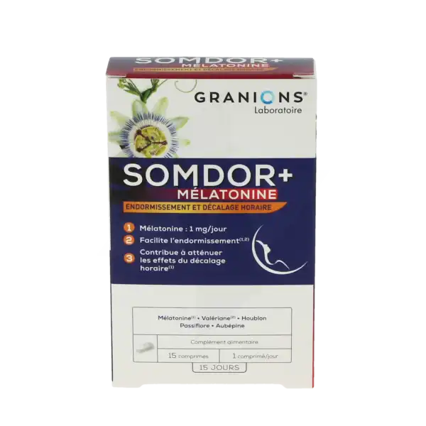 Granions Somdor+ Mélatonine Comprimés B/15