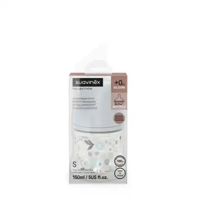 SUAVINEX BIBERON 150ML TETINE SXPRO BLEU