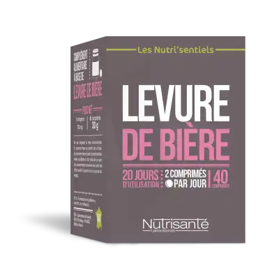 Nutrisanté Nutrisentiels Bio Levure De Bière Gélules B/45 à Bordeaux