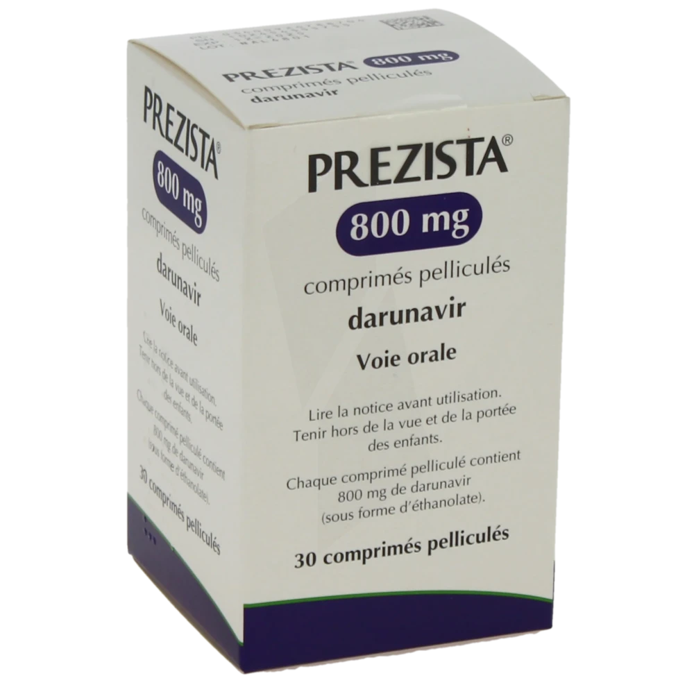 Prezista 800 Mg, Comprimé Pelliculé
