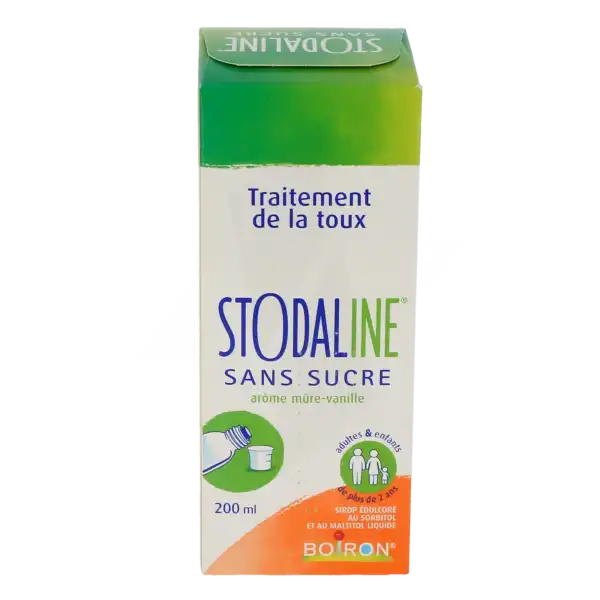Stodaline Sans Sucre, Sirop édulcoré Au Sorbitol Et Au Maltitol Liquide