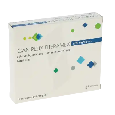 Ganirelix Theramex 0,25 Mg/0,5 Ml, Solution Injectable En Seringue Pré-remplie à Nice