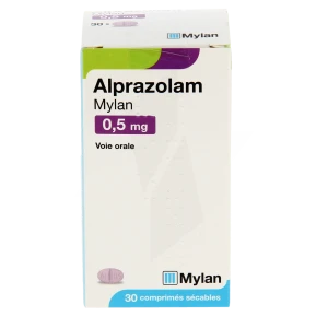 Alprazolam Viatris 0,50 Mg, Comprimé Sécable