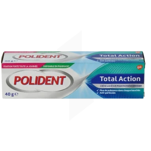 Polident Total Action Crème Adhésive Appareil Dentaire