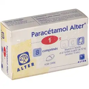 Paracetamol Alter 1000 Mg, Comprimé à Orléans