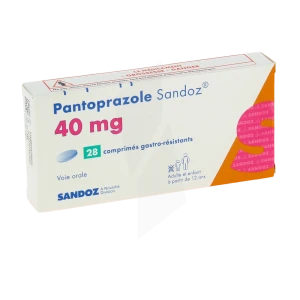 Pantoprazole Sandoz 40 Mg, Comprimé Gastro-résistant