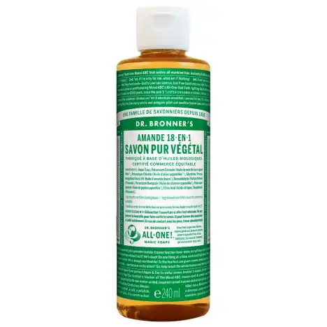 Dr Bronner's Savon Liquide Amande 240 Ml