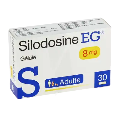 Silodosine Eg 8 Mg, Gélule à Bordeaux