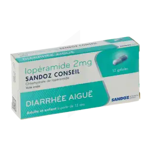 Loperamide Sandoz Conseil 2 Mg, Gélule à Angers