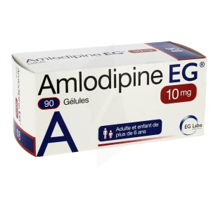 Amlodipine Eg 10 Mg, Gélule