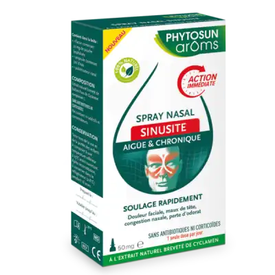 Phytosun Aroms Spray Nasal Sinusite 50mg à TOUCY