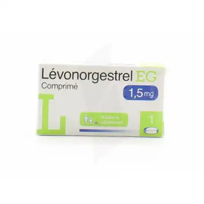 Levonorgestrel Eg 1,5 Mg, Comprimé à TOULOUSE