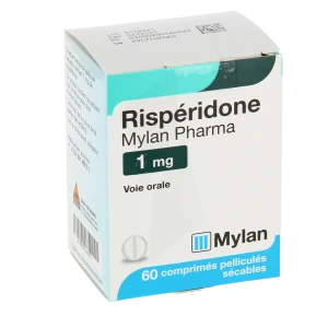 Risperidone Viatris 1 Mg, Comprimé Pelliculé Sécable