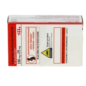 Valsartan/hydrochlorothiazide Arrow Generiques 160 Mg/25 Mg, Comprimé Pelliculé