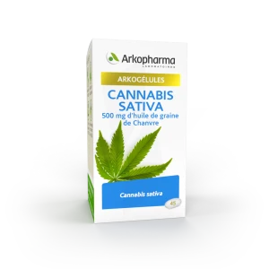 Arkogelules Cannabis Sativa Caps Fl/45