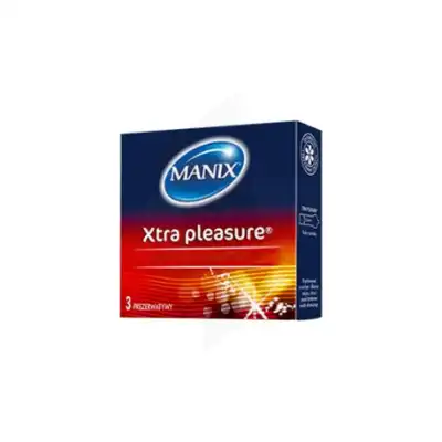 Manix Xtra Pleasure Préservatifs Lubrifiés Avec Réservoir B/3 à RUMILLY