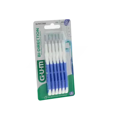 Gum Bi-direction Brossette Inter-dentaire 0,6mm B/6 à CAHORS