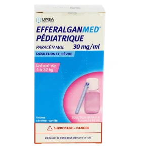 Efferalganmed Pediatrique 30 Mg/ml, Solution Buvable