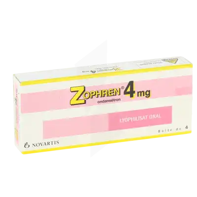 Zophren 4 Mg, Lyophilisat Oral à MONTEUX