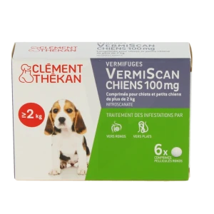 Vermiscan Chiens 100 Mg, Comprimé Pelliculé