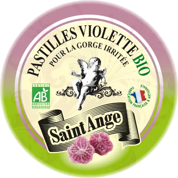 Saint-ange Bio Pastilles Violette Boite Métal/50g