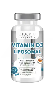 Biocyte Vitamine D3 Liposomal Gélules B/90 à Eysines