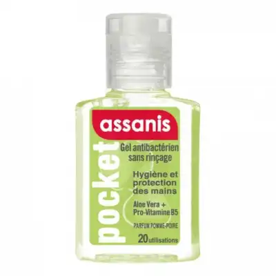 Assanis Pocket Parfumés Gel Antibactérien Mains Pomme Poire 20ml à Poitiers