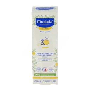 Mustela Bebe Enfant Crème Nourrissante Cire D'abeille T/40ml