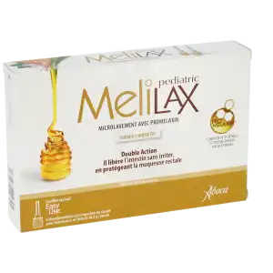 Aboca Melilax Pediatric Gel Rectal Microlavement 6t/5g à Les Eglisottes et Chalaure