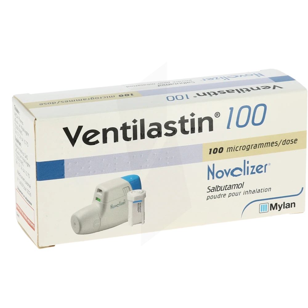 Ventilastin Novolizer 100 Microgrammes/dose, Poudre Pour Inhalation