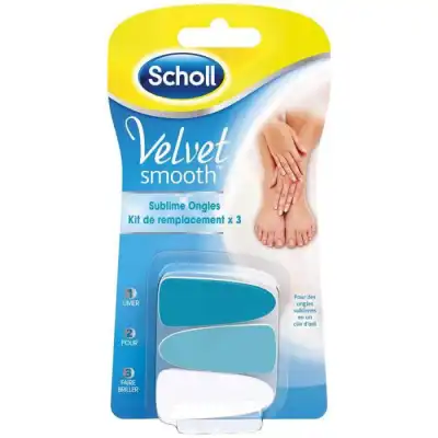 Scholl Velvet Smooth Ongles Sublimes Kit De Remplacement à Roquemaure
